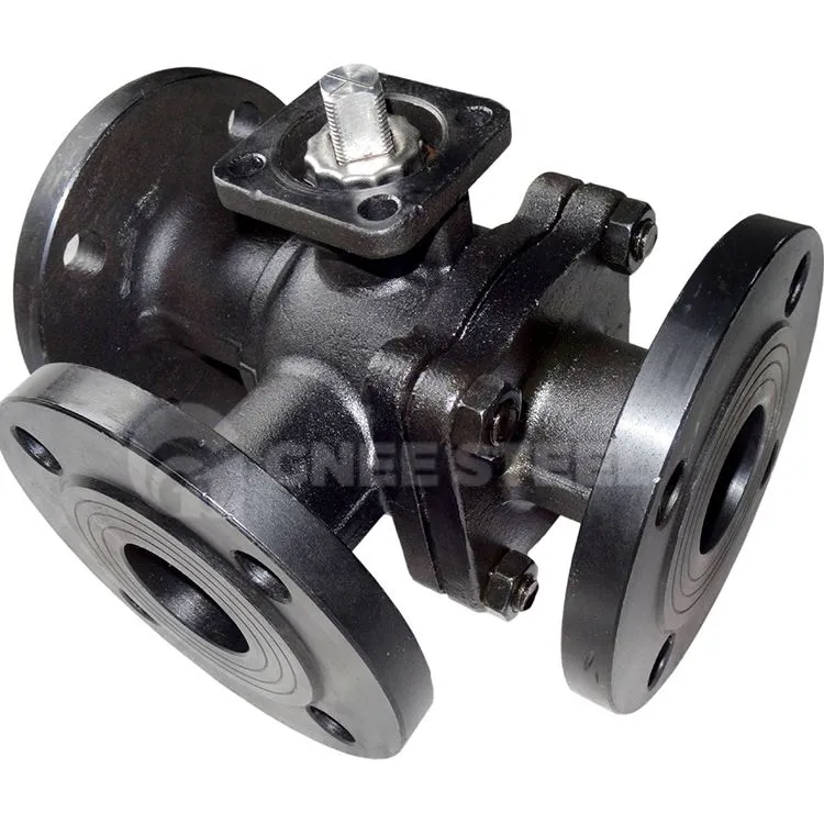 Μεταλλική σφαιρική βαλβίδα 3 κατευθύνσεων