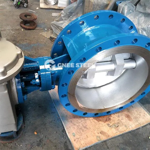 Βαλβίδες πεταλούδας τριπλής συγκόλλησης