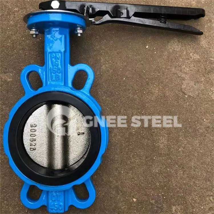 Βαλβίδα πεταλούδας γκοφρέτας από χυτοσίδηρο