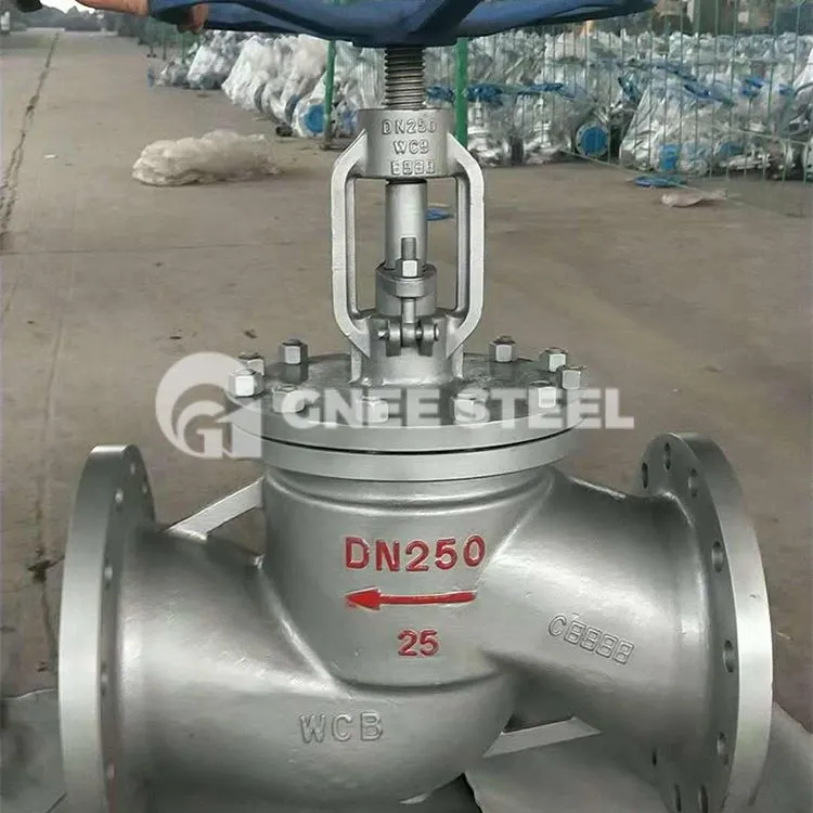 DIN Standard Cast Steel Globe Valve