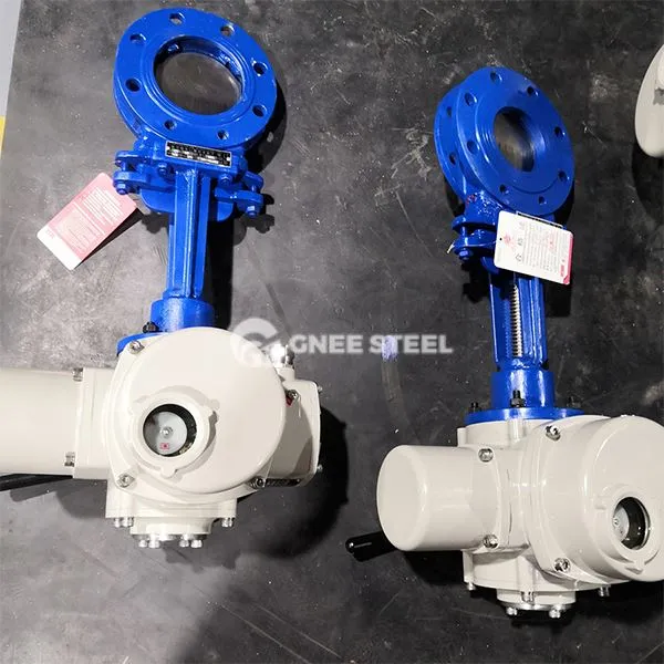 Ηλεκτρική ενεργοποιημένη βαλβίδα πύλης μαχαιριού