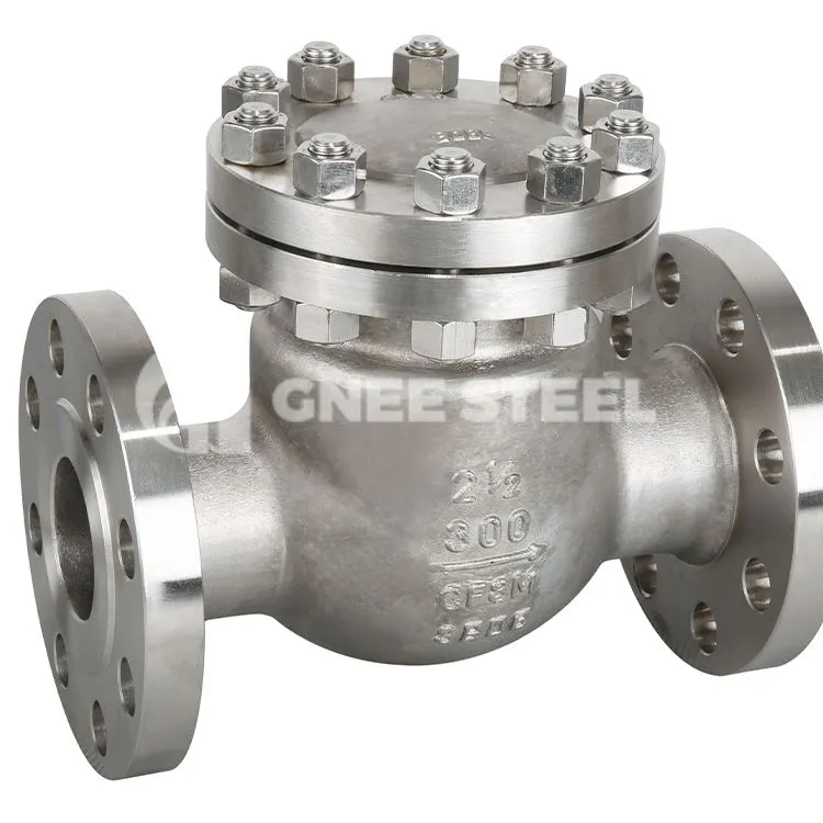 Βαλβίδα αντεπιστροφής με φλάντζα