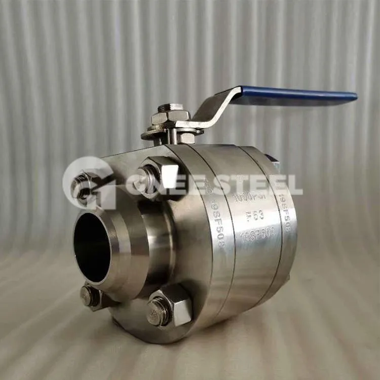 Σφυρήλατο ατσάλι σφαιρική βαλβίδα