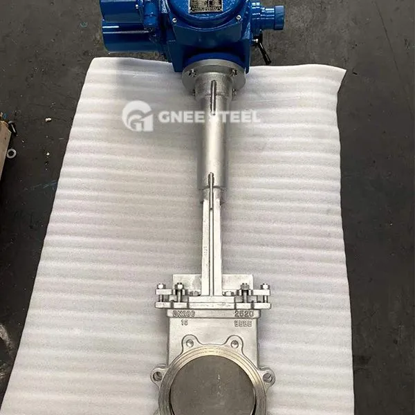 Βαλβίδα πύλης μαχαιριών υψηλής θερμοκρασίας