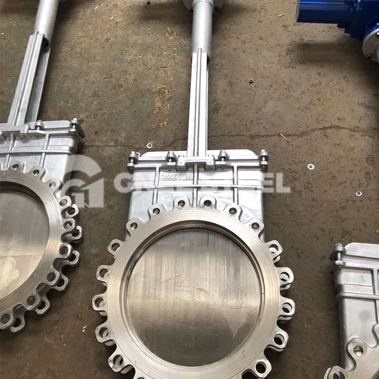 Βαλβίδα πύλης μαχαιριού τύπου ωτίδας