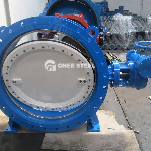 Χειροκίνητη τριπλή βαλβίδα πεταλούδας μετατόπισης