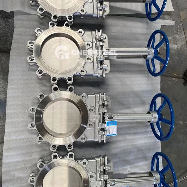 Μεταλλική βαλβίδα πύλης μαχαιριού