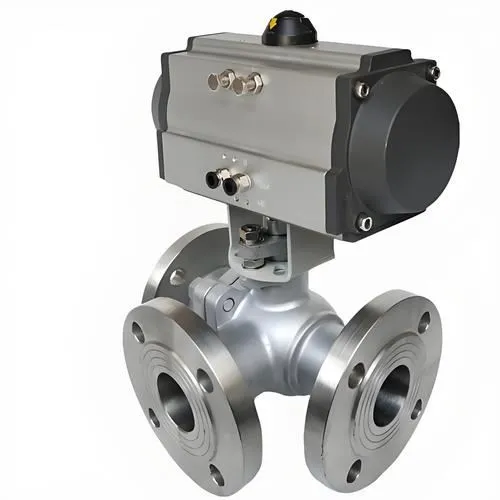 Πνευματική Ενεργοποιούμενη σφαιρική βαλβίδα 3 κατευθύνσεων