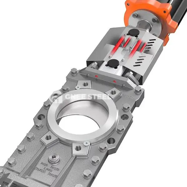 Τετραγωνική βαλβίδα πύλης μαχαιριών