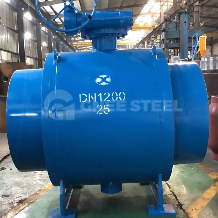 Σφαιρικές βαλβίδες Trunnion Πλήρως συγκολλημένο σώμα