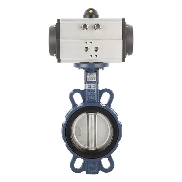 Βαλβίδα πεταλούδας με πνευματικό ενεργοποιητή